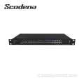 Porta SFP 4x10G + Porta ottica 16x1000Mbps + 8 * Porta combinata 1U Montaggio su rack Switch Ethernet industriali Percorsi statici gestiti L3